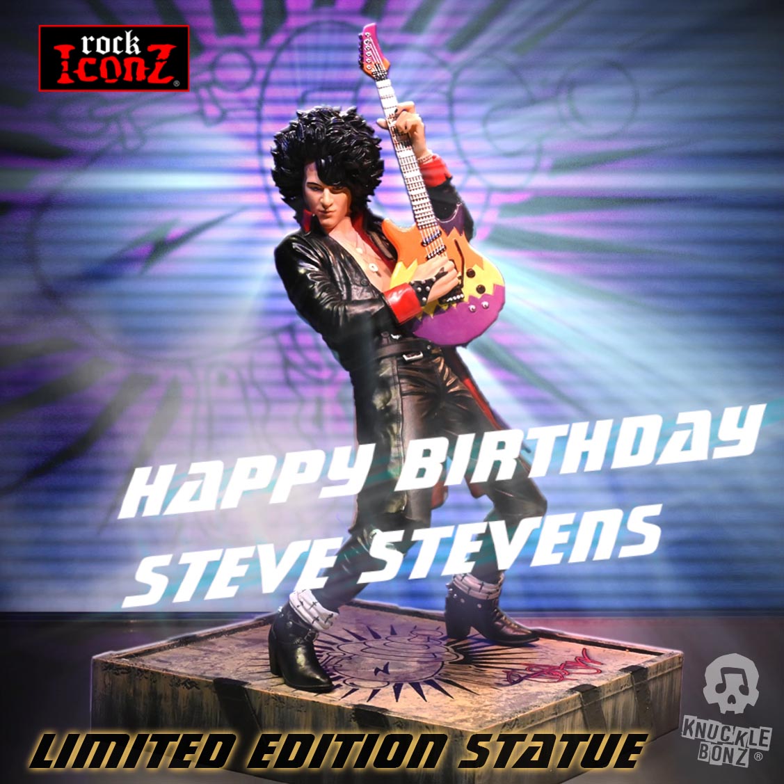 HBD Rock Iconz Steve Stevens - This is What a F$CKN Rock Star Looks Like !